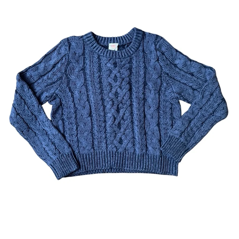 Wonder Nation Blue‎ Cable Knit Sweater Sz. 10-12 NWOT